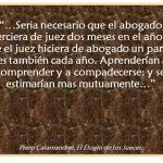 Empatía Judicial, en palabras del gran Piero.