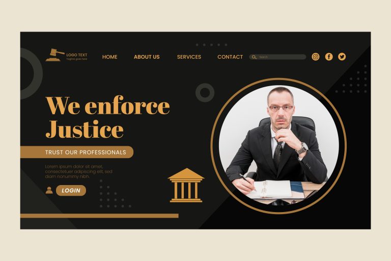 sitio web abogado