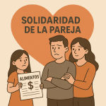 La cónyuge actual del progenitor alimentante también debe responder por los alimentos adeudados.